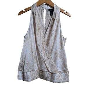 White House Black Market Palm Desert Snake Print Women's Size Lg. BNWT